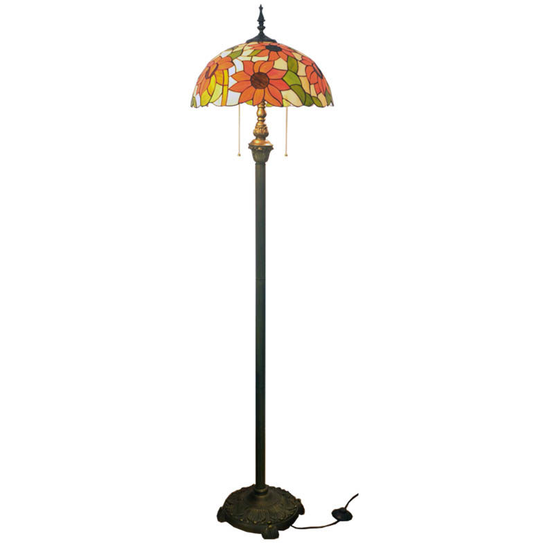 田园欧式美式乡村地中海复古蒂凡尼客厅卧室书房沙发落地灯立灯