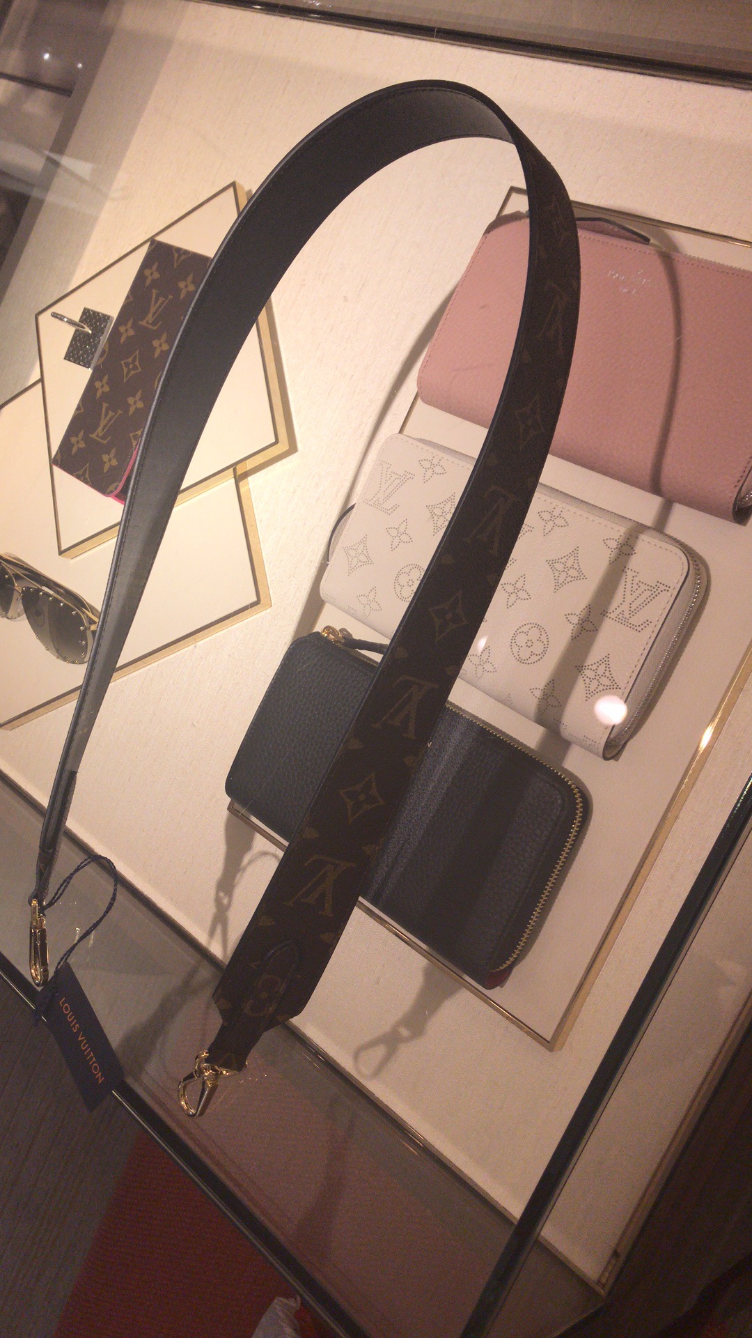 正品~lv宽肩带 lv老花帆布宽肩带monogram双面包带背带