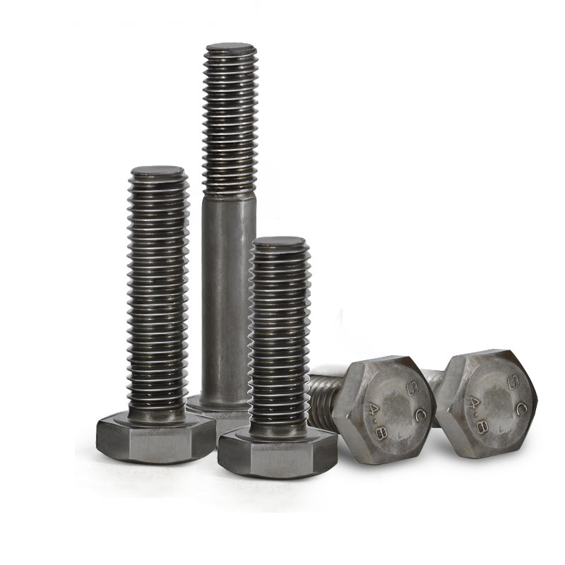 48级普通本色m12六角螺栓螺母平垫套装gb30螺栓