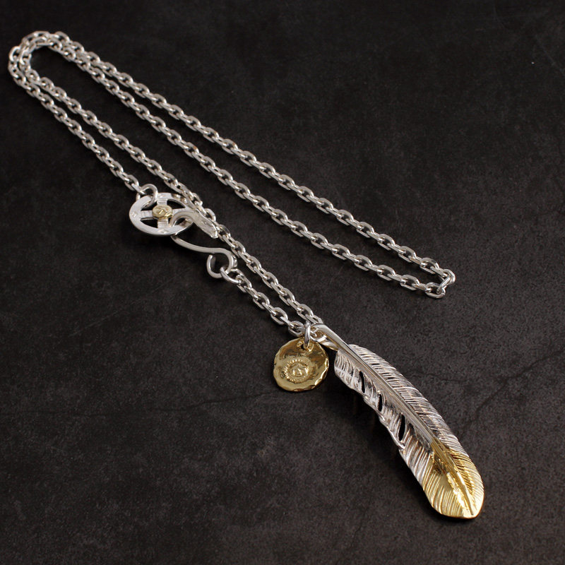 一休高桥吾郎goros925纯银羽毛项链欧阳娜娜欧阳娜娜项链