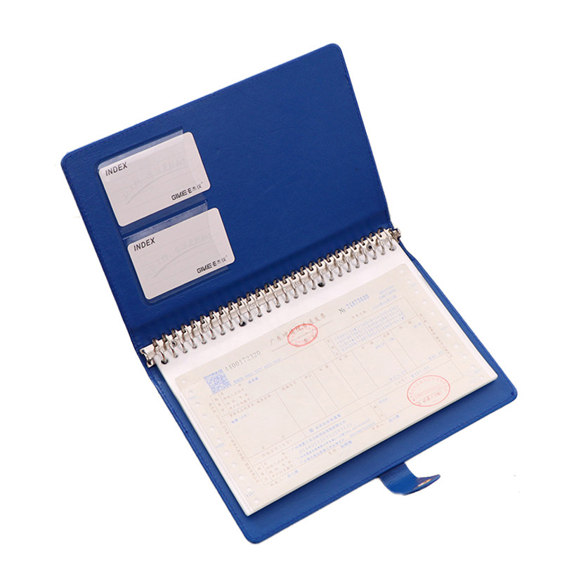 大容量增值税专用发票票夹财务票据支票收纳皮面文件夹