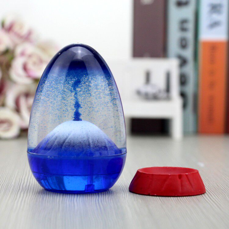 沙漏计时器火山爆发儿童创意油漏玩具油滴摆件摆件