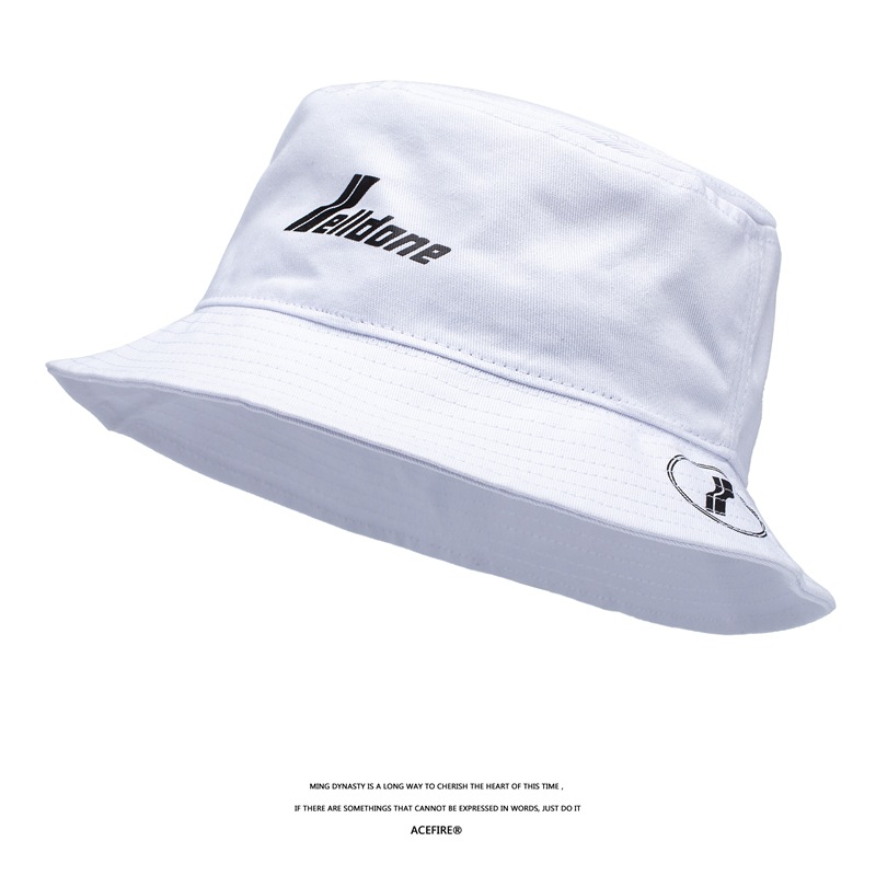 小众潮牌welldone帽子韩版百搭潮人渔夫帽女夏季we11done盆帽男