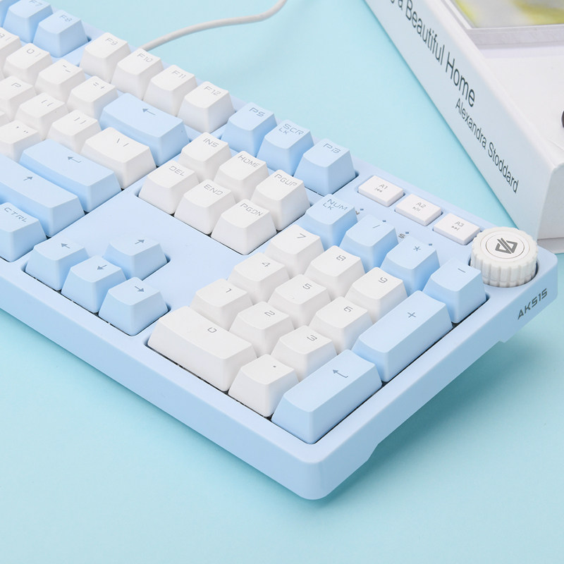 老徐外设黑爵ak515磁吸换盖机械键盘游戏笔记本键盘