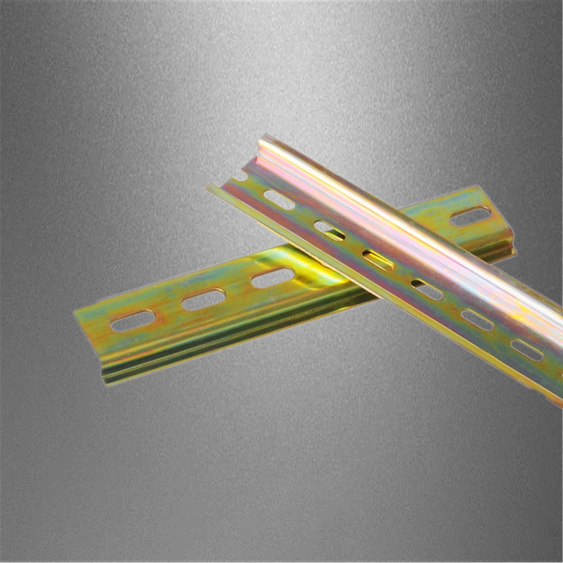 国标c45 铁导轨 外卡轨 u型导轨 0.8mm/1.0mm厚 7.5mm 1米长