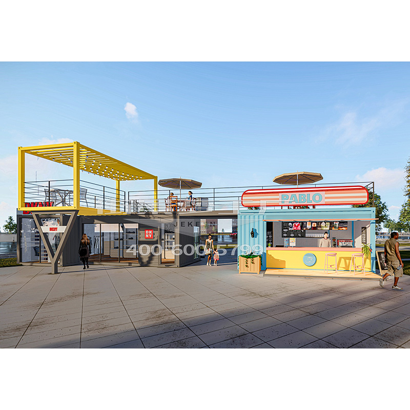 街景梦工厂创意集装箱街区规划商业街工业售楼处办公室集装箱