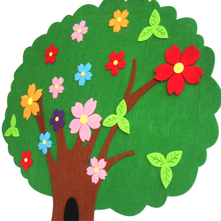 幼儿园教室早教装饰墙贴立体大树黑板报布置儿童墙贴