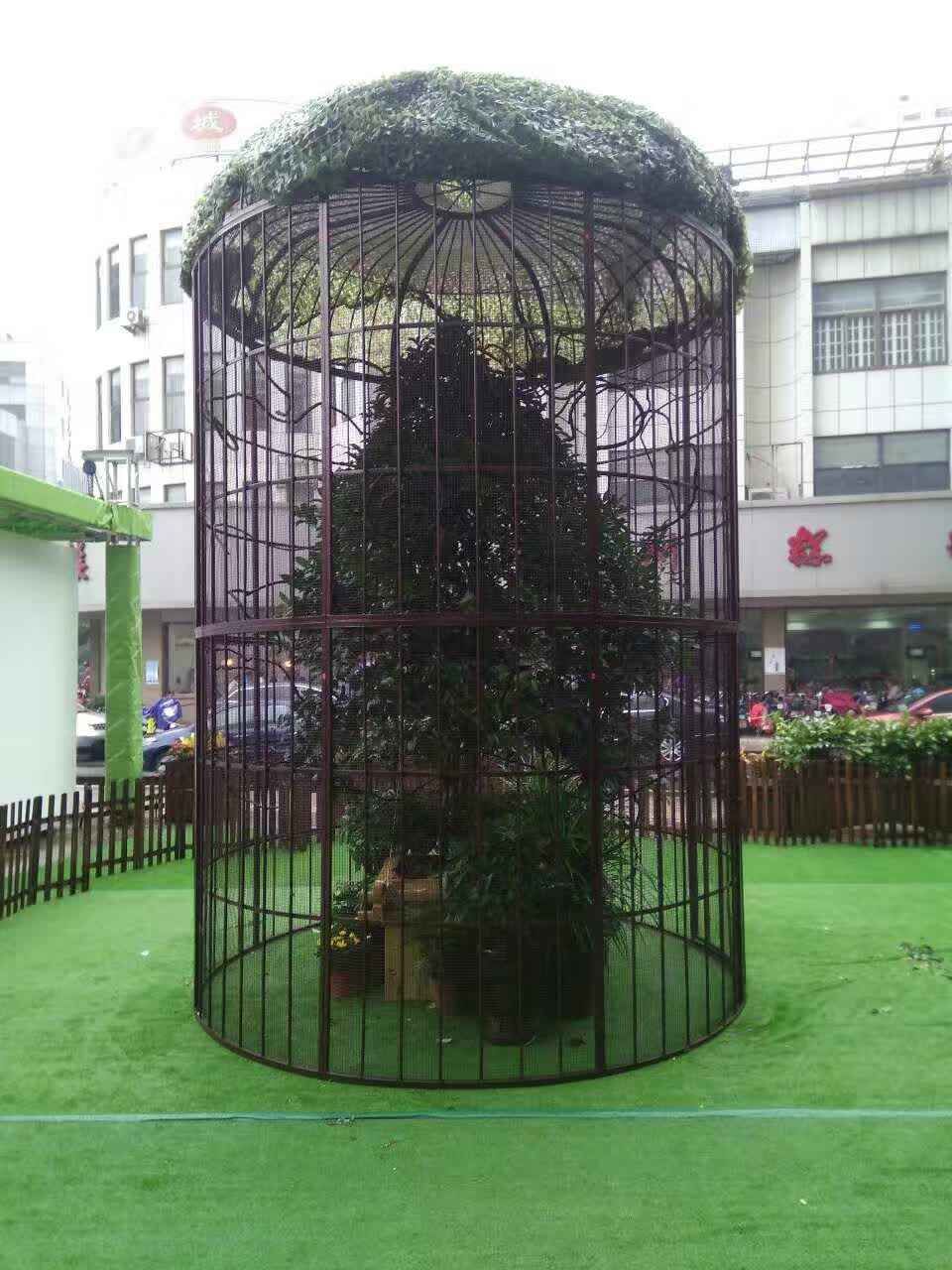 养鸟鸟笼摄影铁艺鸟笼婚庆装饰大号户外大型鸟笼户外装饰鸟笼