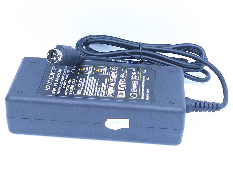 芯烨 北洋 爱普生 佳博 大井 莹浦通条码打印机 24v电源适配器线