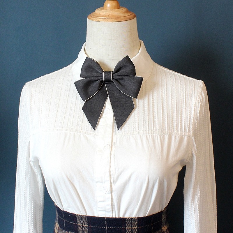 领结女生学院裙装衬衫jk蝴蝶结配饰银行酒店领结