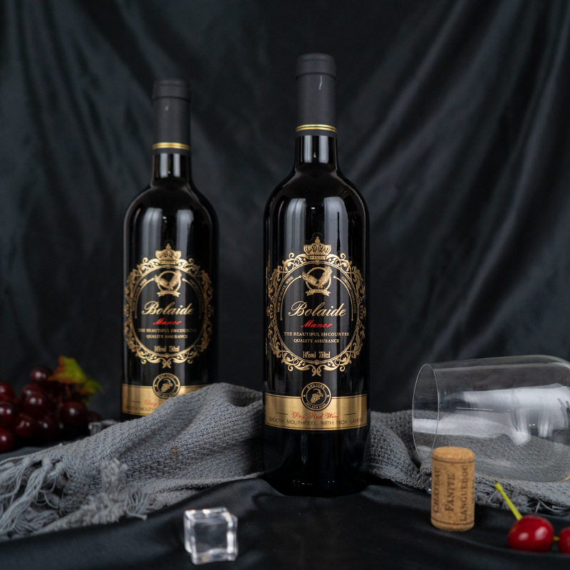 山东烟台法国赤霞14度红葡萄酒原汁进口樱桃花香干红静态葡萄酒