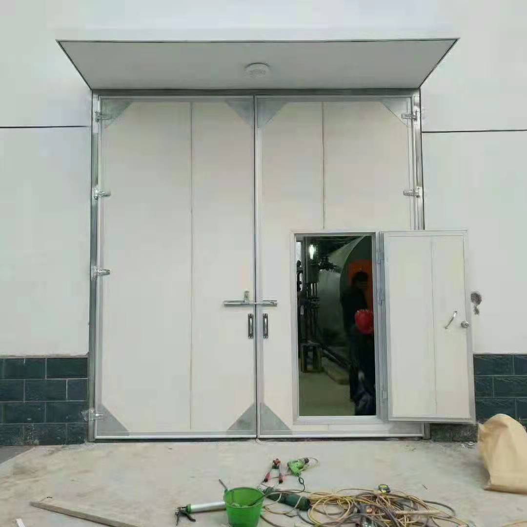 工业车间厂房防火开门推拉门折叠门夹芯板彩钢防火门