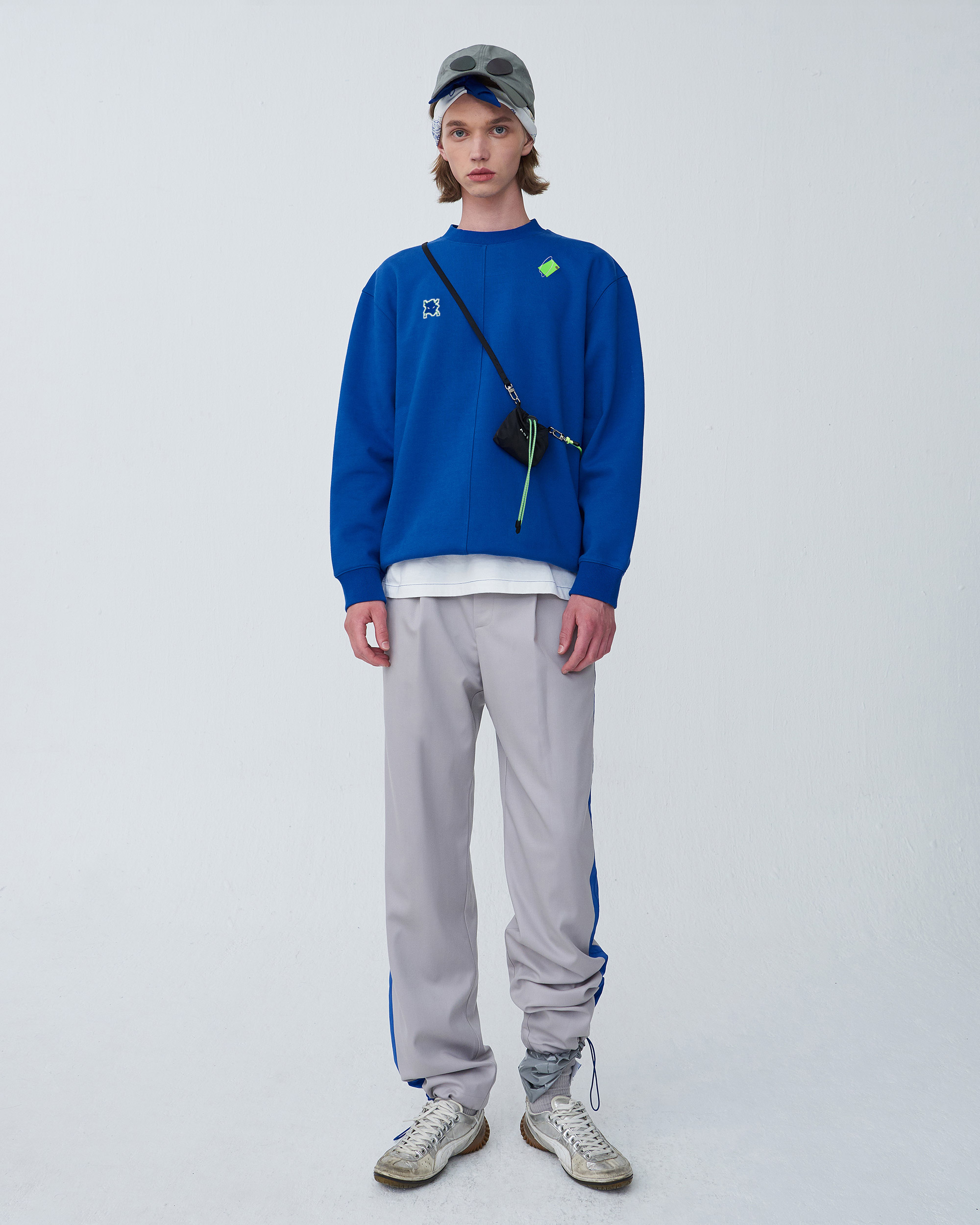 圆领adererror正品韩国潮牌卫衣男女卫衣