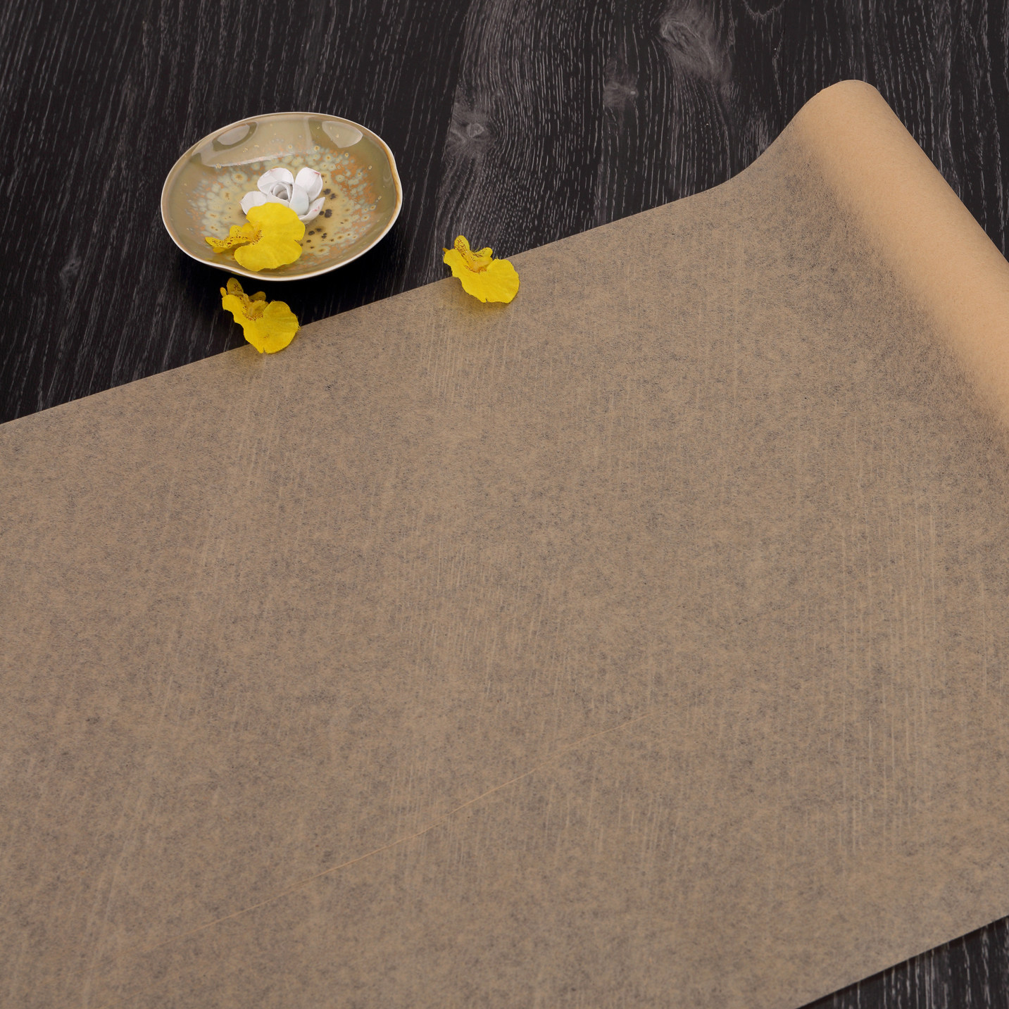 皮纸厂家直销30克半生宣纸书法作品长卷工笔薄如宣纸