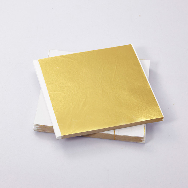 金线牌金箔纸 大张台湾金铂仿98金色装修线条贴箔纸14cm13元100张