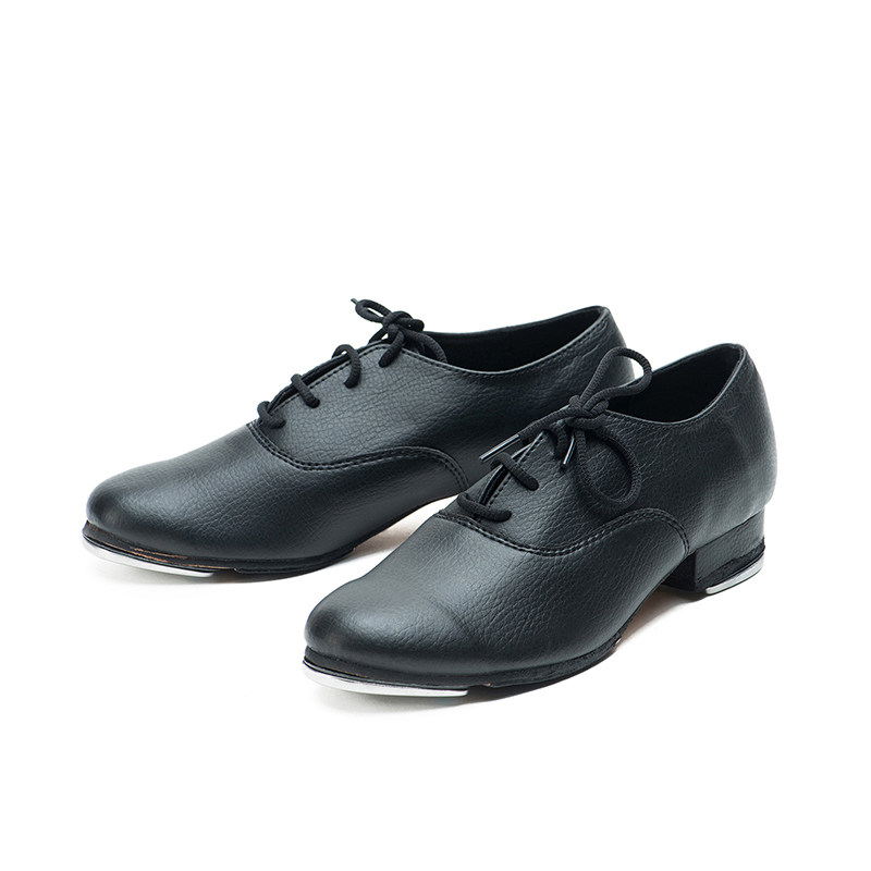 踢踏sansha法国三沙超纤儿童烤焦皮底踢踏舞鞋