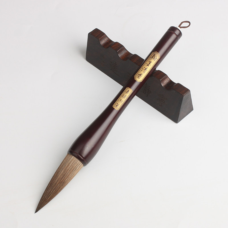 大字对联斗笔写福字狼毫抓笔善琏湖笔翰墨清香毛笔