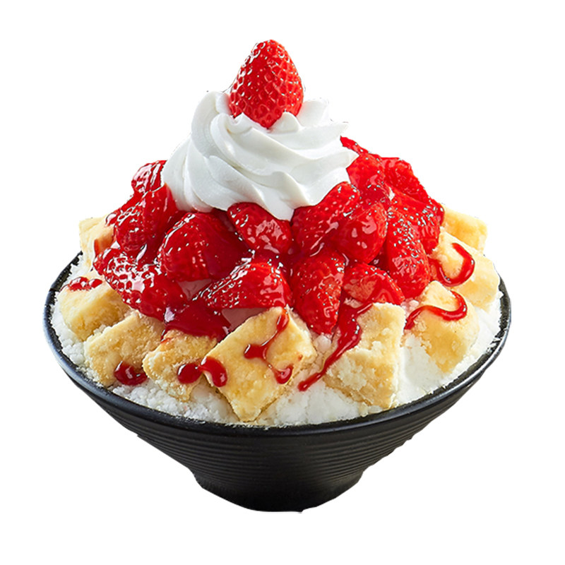 仿真雪花冰沙绵绵冰水水果冰淇淋雪冰样品模型仿真果蔬