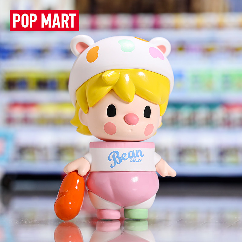 popmart泡泡玛特小甜豆超市系列盲盒一套玩具潮流玩具创意礼物