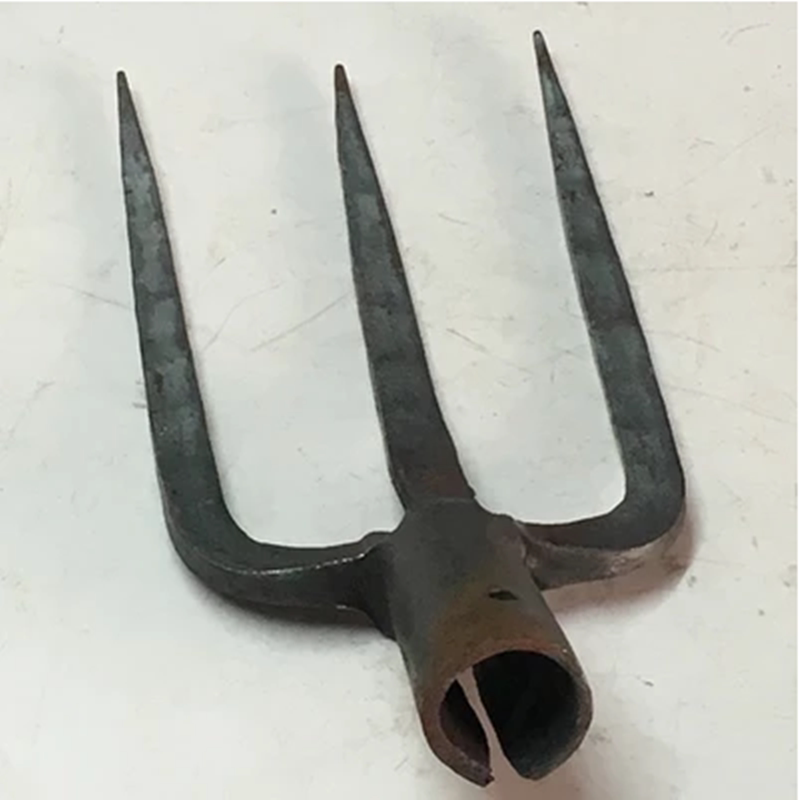 农用翻地秸秆草坪粪叉草叉锰钢挖地农具三钢叉