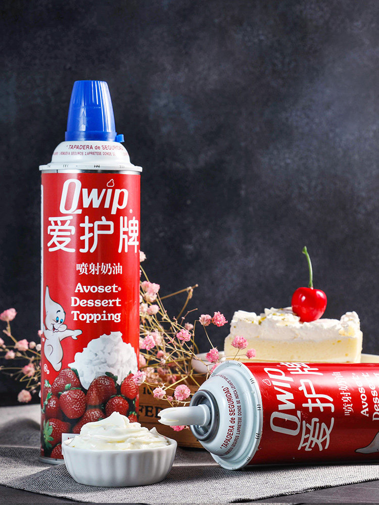 美国进口爱护牌喷喷射奶油425g花式咖啡蛋糕奶油