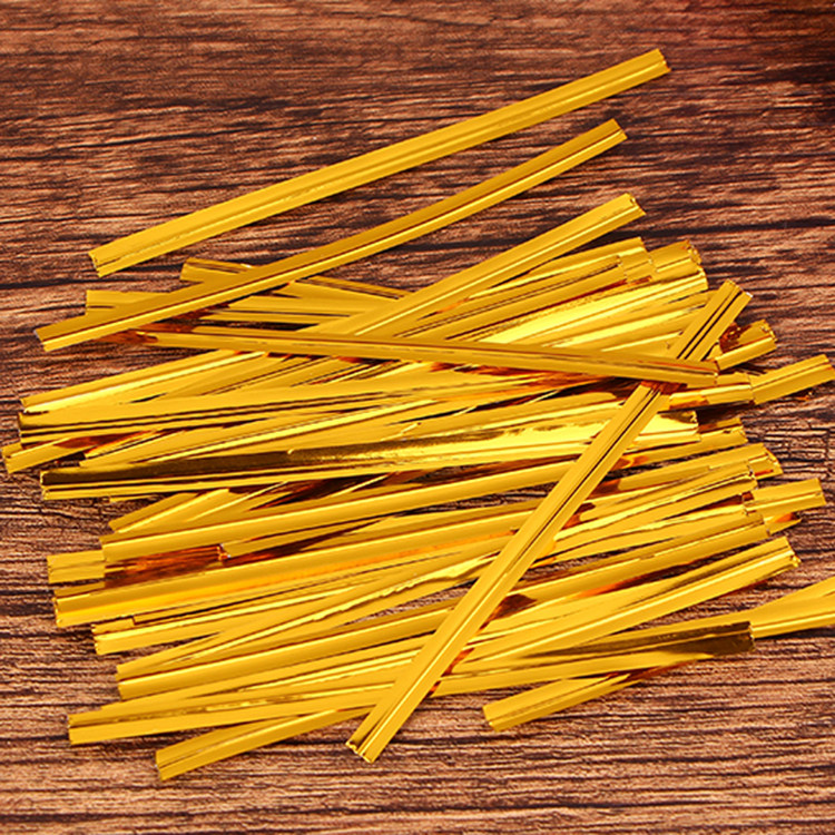 烘焙包装袋面包袋彩色扎带扎线扎丝捆绑绳食品袋扎丝8cm 780支