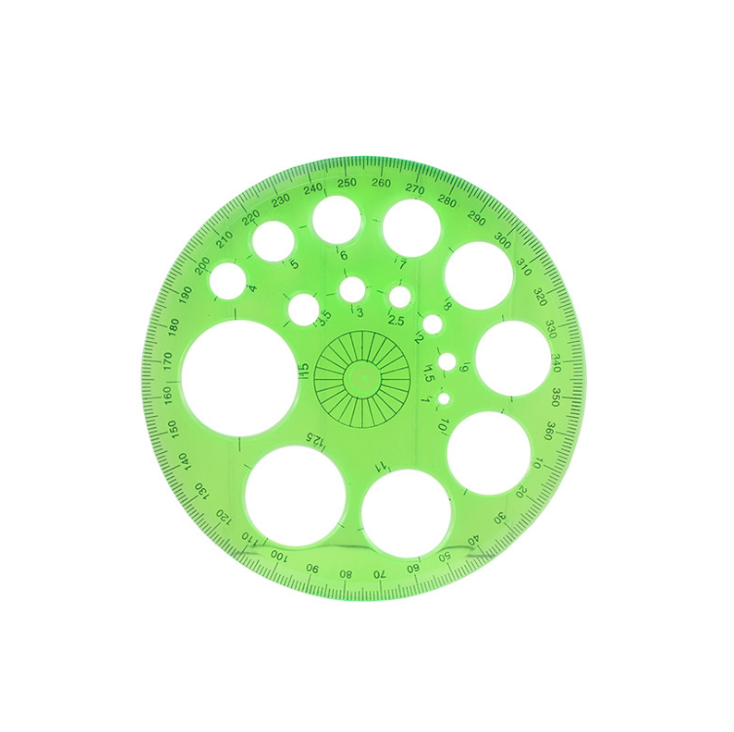 量角器360度全圆模板学习绘画圆形尺子各类尺