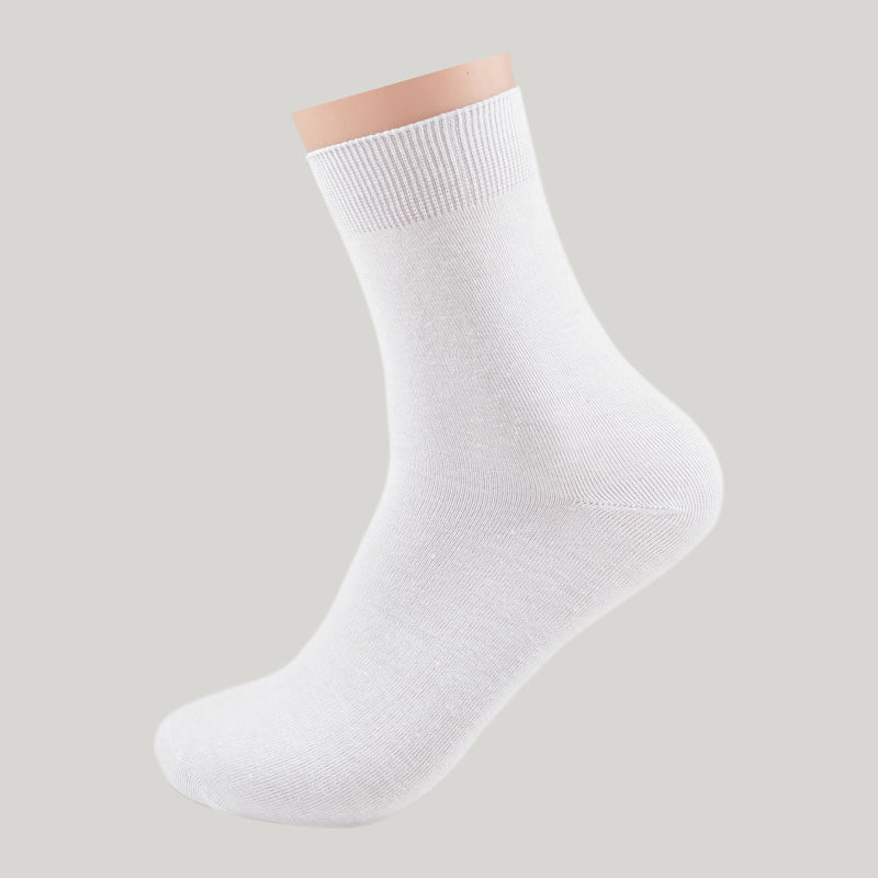 男士长袜子女夏季吸汗秋冬皮鞋工作耐磨纯色中筒批发 - 滴答袜子铺