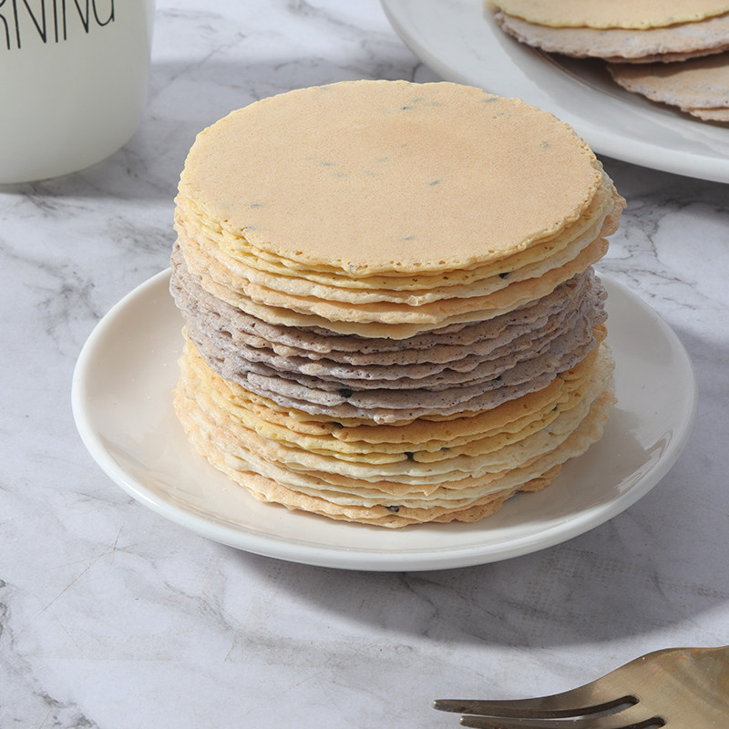 谷多五谷杂粮薄脆脆饼煎饼无添加蔗糖饼干粗粮糖尿薄脆饼干