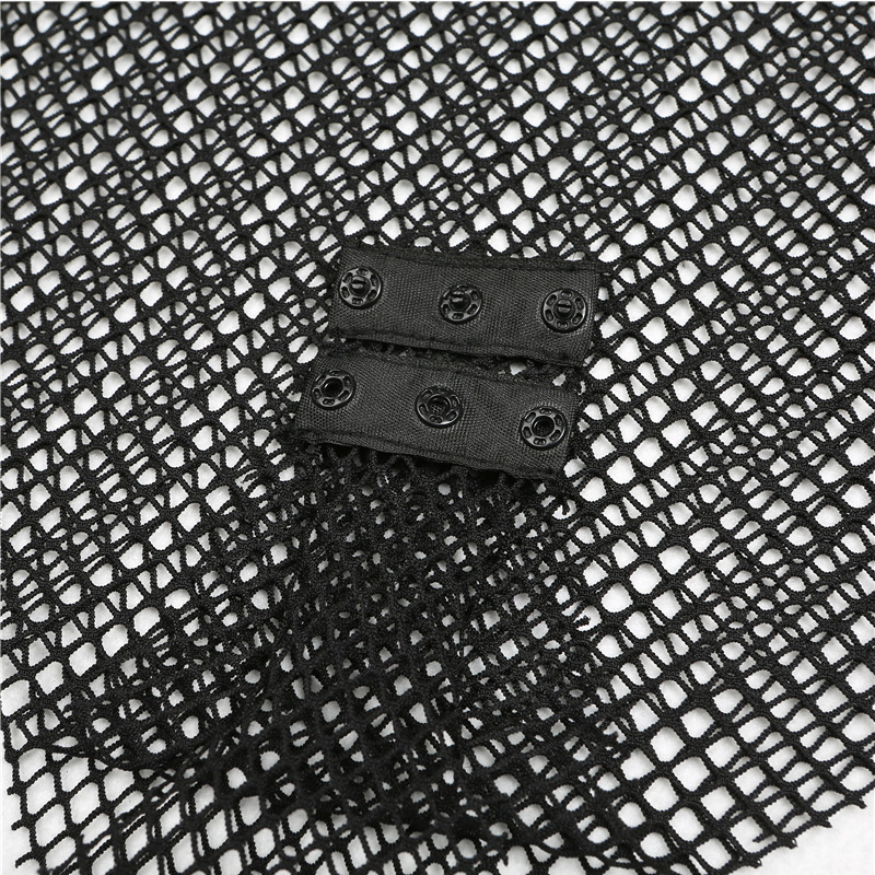 欧美流行 黑色性感诱惑网格连体衣渔网蕾丝 百搭打底衫情趣内衣