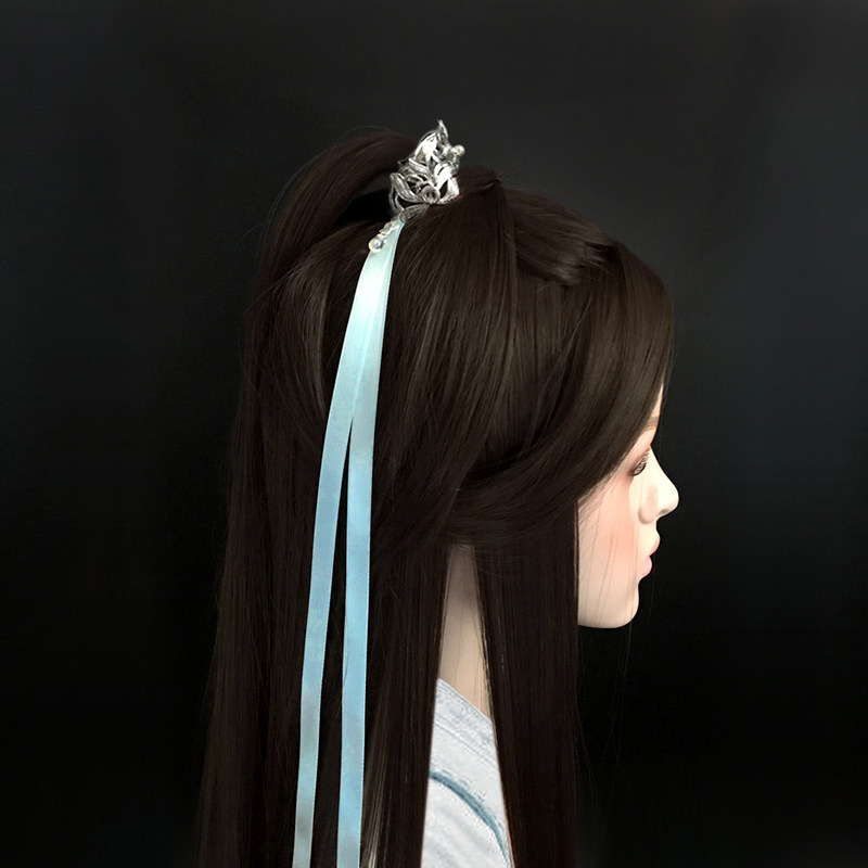 发簪头饰古风古装汉服冠发发冠束发套装飘带发饰