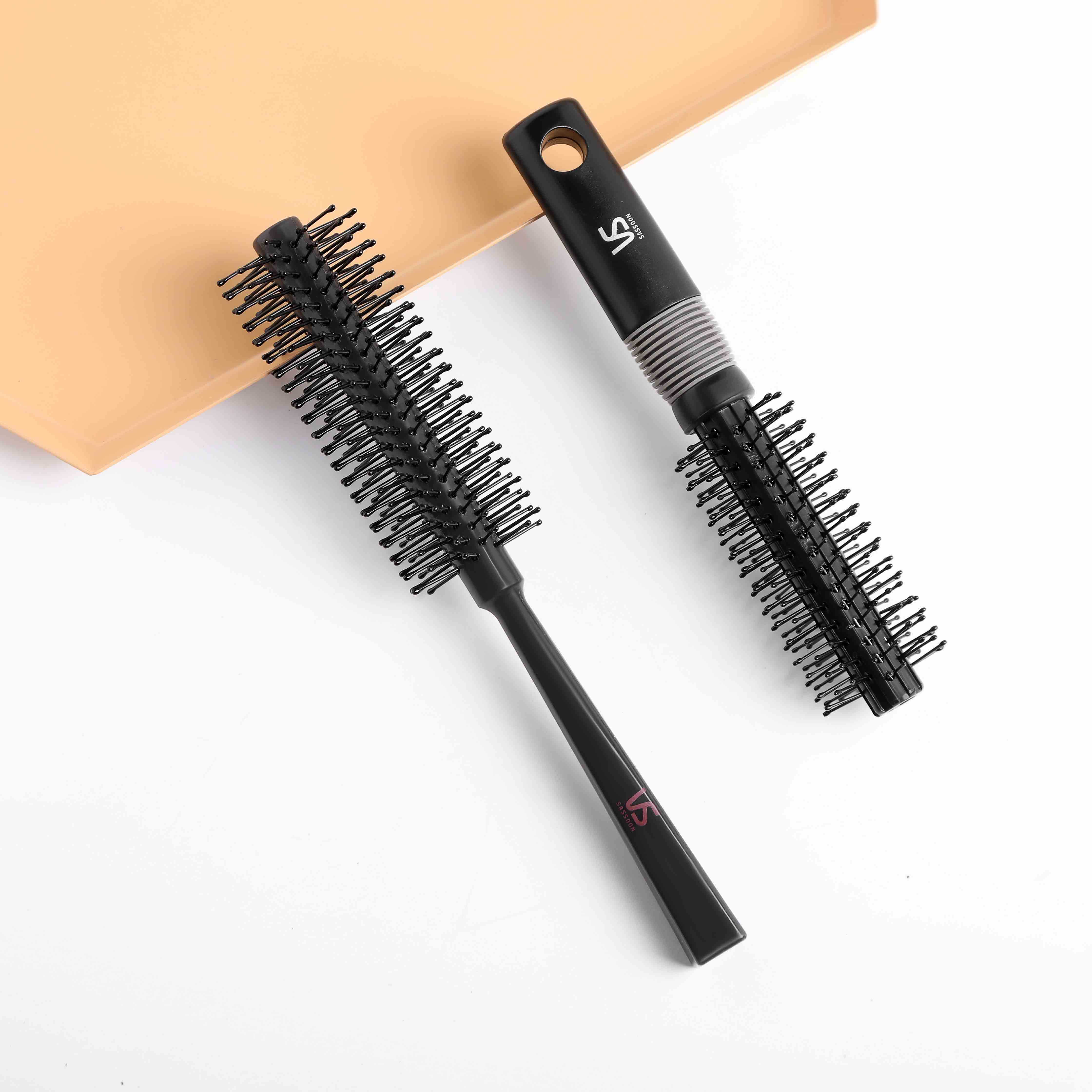 vs卷梳圆梳海内大小刘海内沙宣内扣圆筒梳子梳子