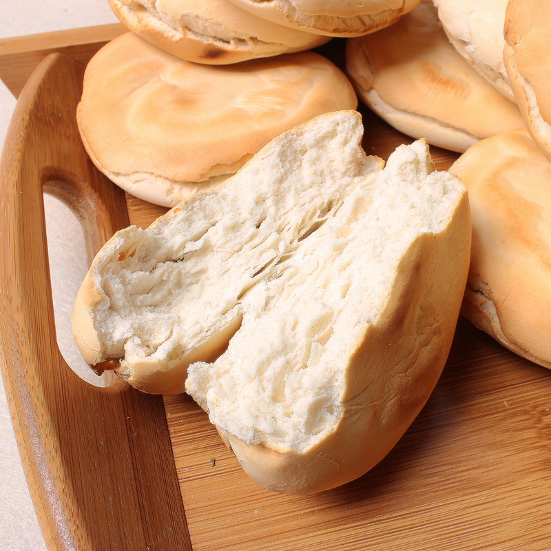山东特产 原味无糖杠子头火烧馒头硬面北方烧饼农家手工潍坊烤制