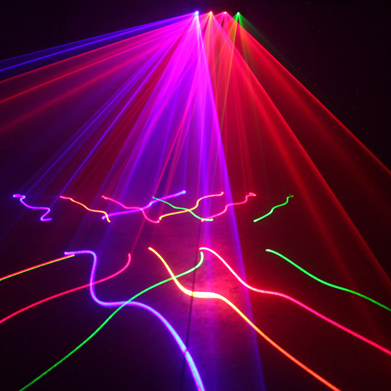 激光灯诺达克四头全彩光束ktv闪光灯舞厅酒吧七彩舞台灯光