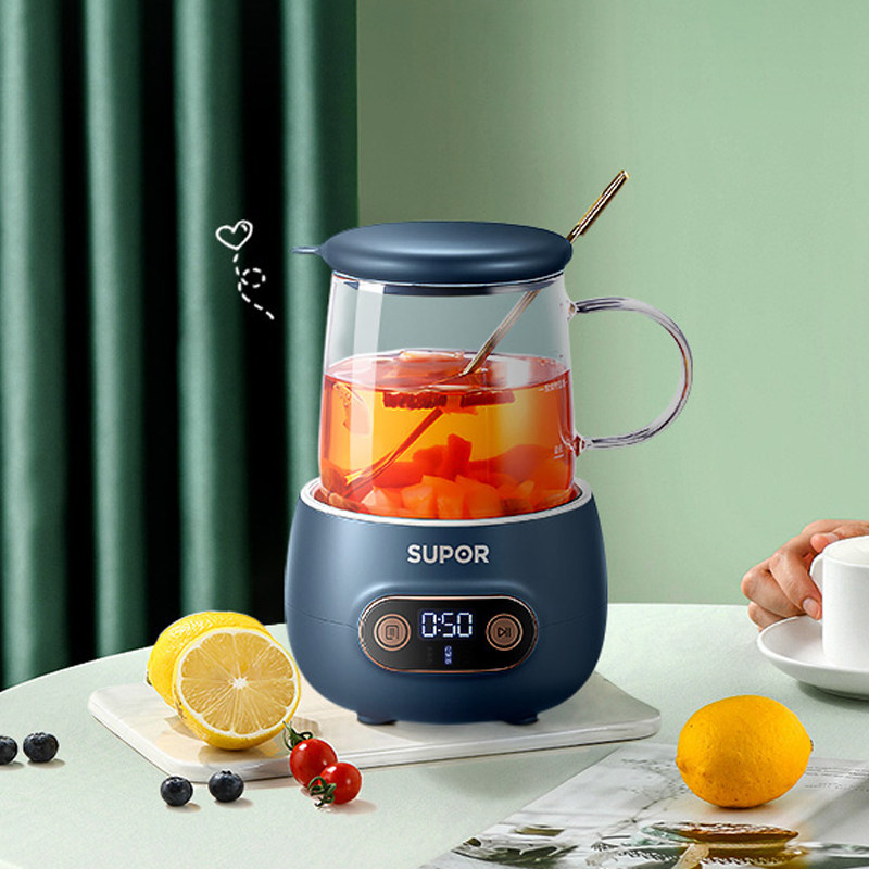 苏泊尔萌潮养生杯壶办公室小型煮茶家用多功能便携式电热杯