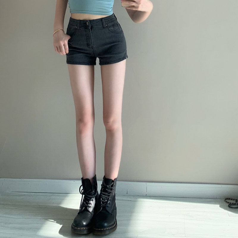 辣妹mini超短短裤弹力紧身性感牛仔热裤复古牛仔裤