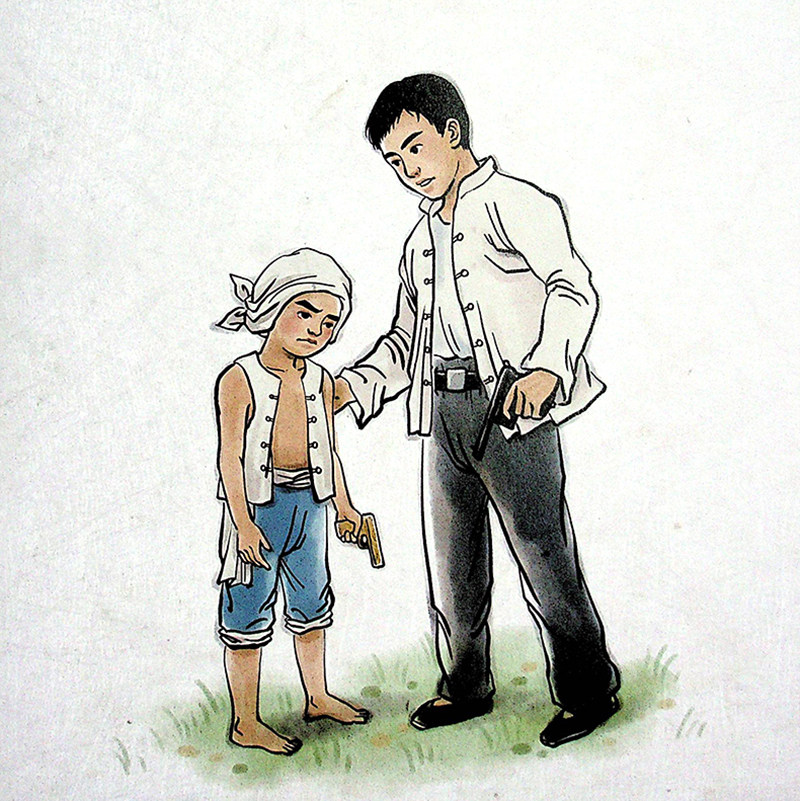 正版包邮 小兵张嘎 中国红色经典绘本 名师导读美绘版短篇小说集