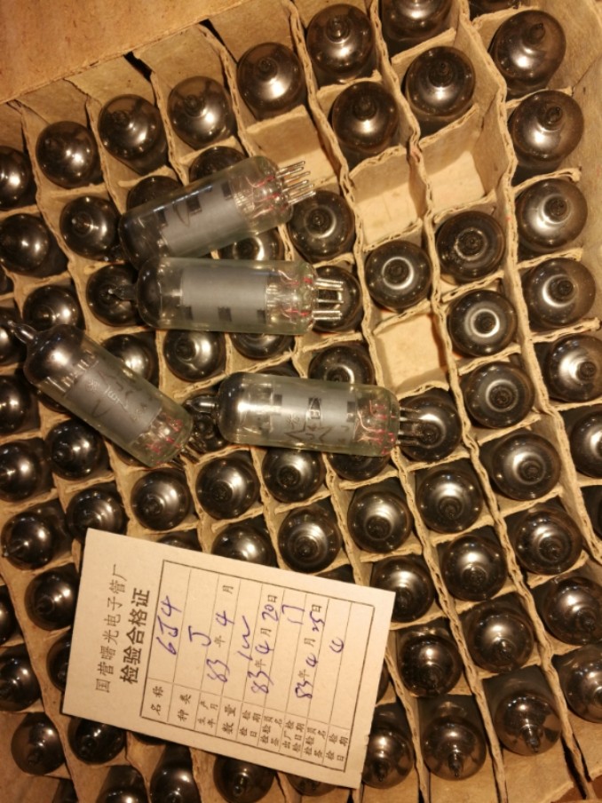 曙光6j4电子管6au66米4nef9460年代7脚电子管