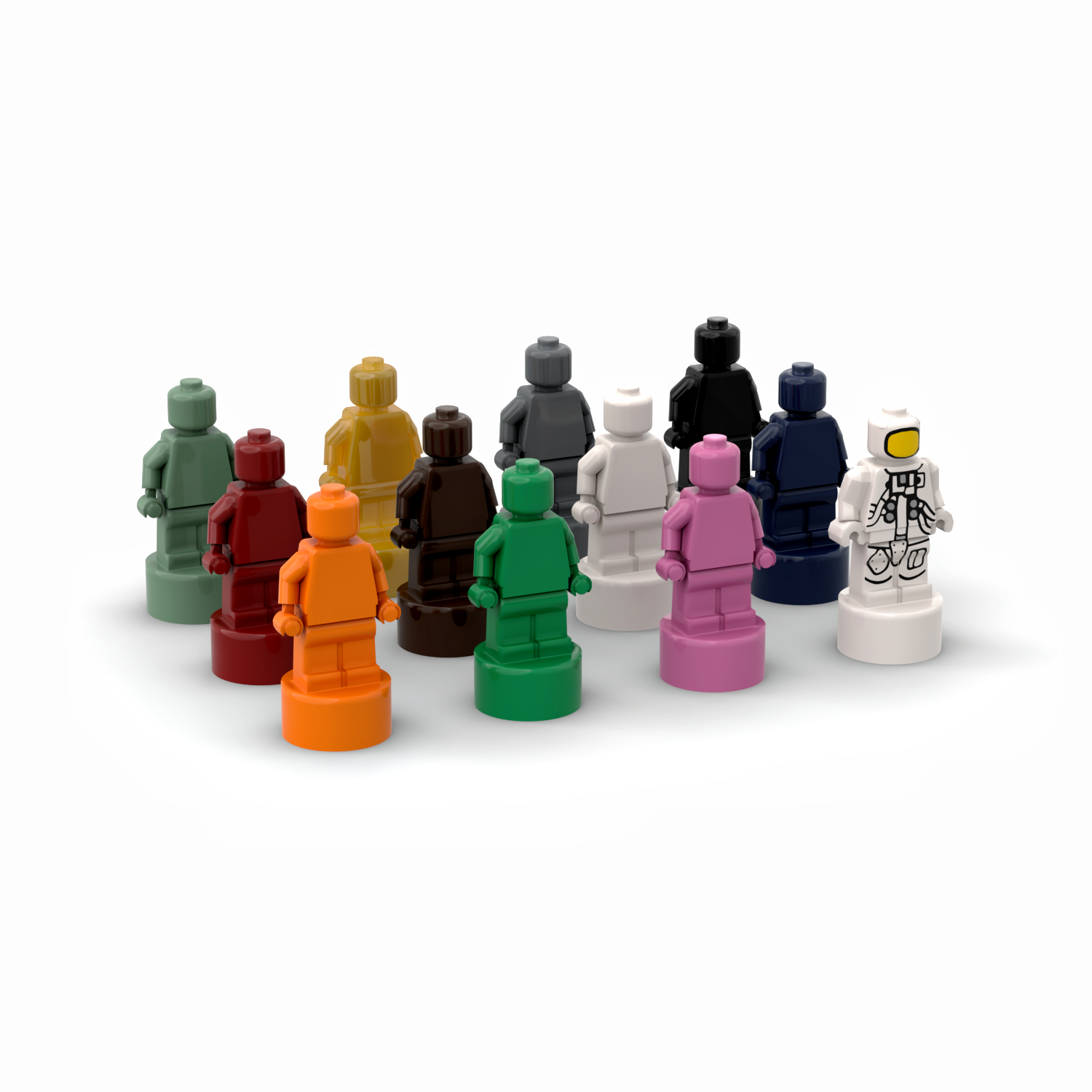 lego乐高迷你人仔5301790398奖杯棋子小蚁人宇航员塑料积木