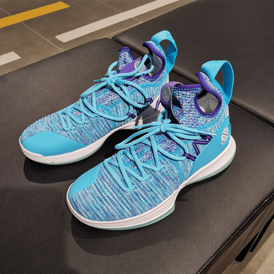 李宁篮球鞋男鞋新款队尚6一体织减震高帮专业篮球比赛鞋abap005