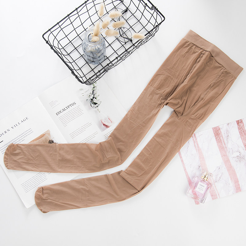 春秋丝袜女特大加肥马油袜mm200可穿短袜