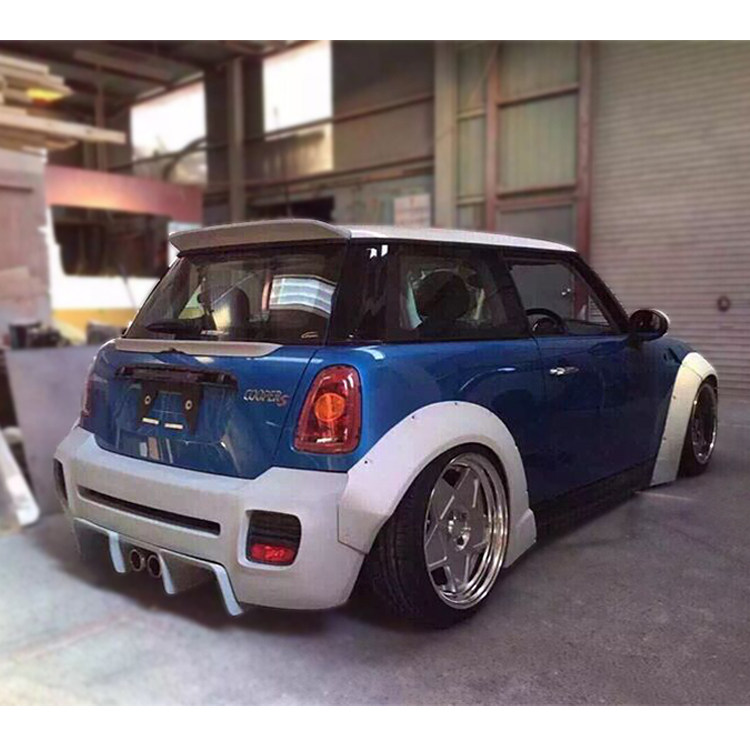 适用mini迷你r56cooper汽车改装lb宽体全套大包汽车包围