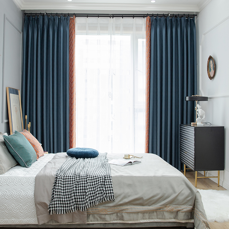 遮阳窗帘卧室2020年新款遮光北欧现代简约隔热防晒定制窗帘