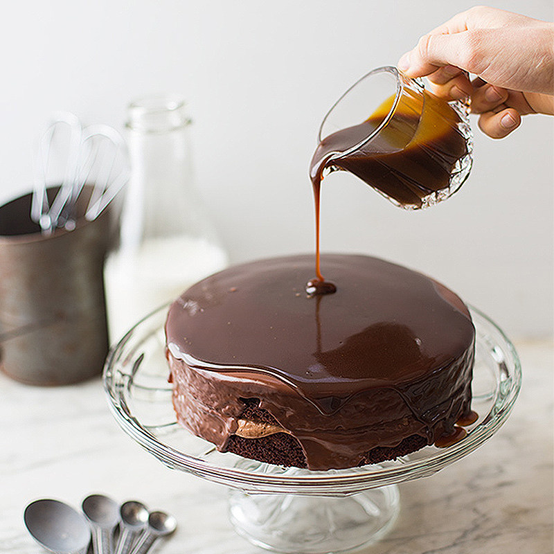 立高巧克力酱挤瓶装商用朱古力蛋糕淋面烘焙甜品可可粉