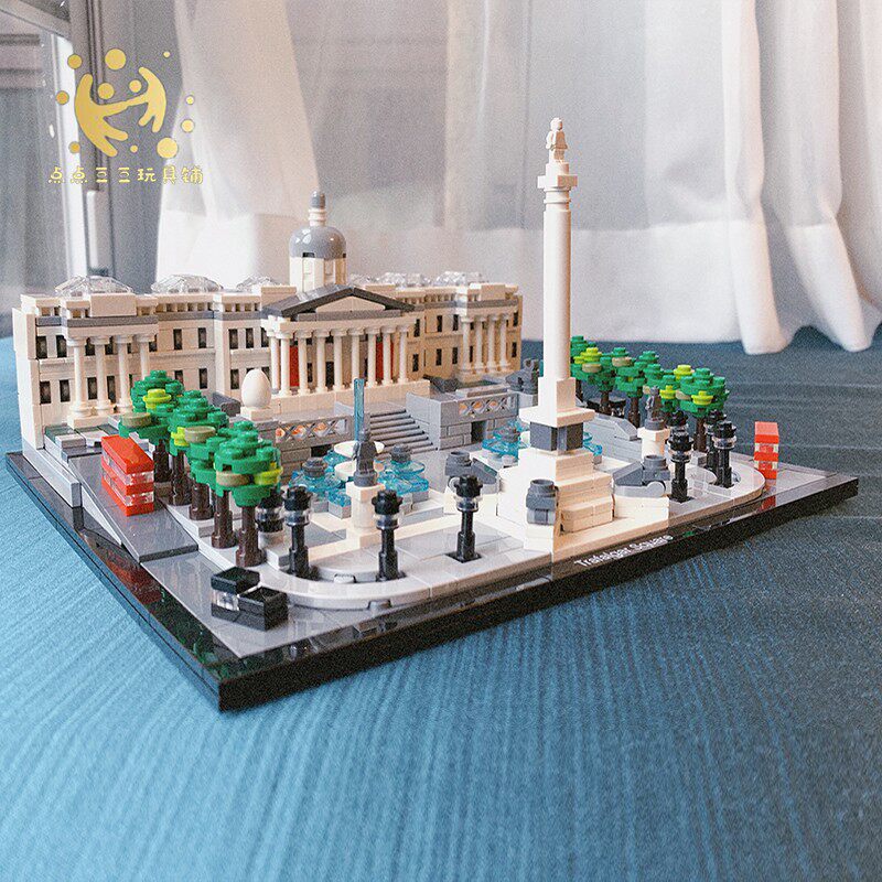 lego乐高拼装积木21045城市建筑建筑系系列英国塑料积木