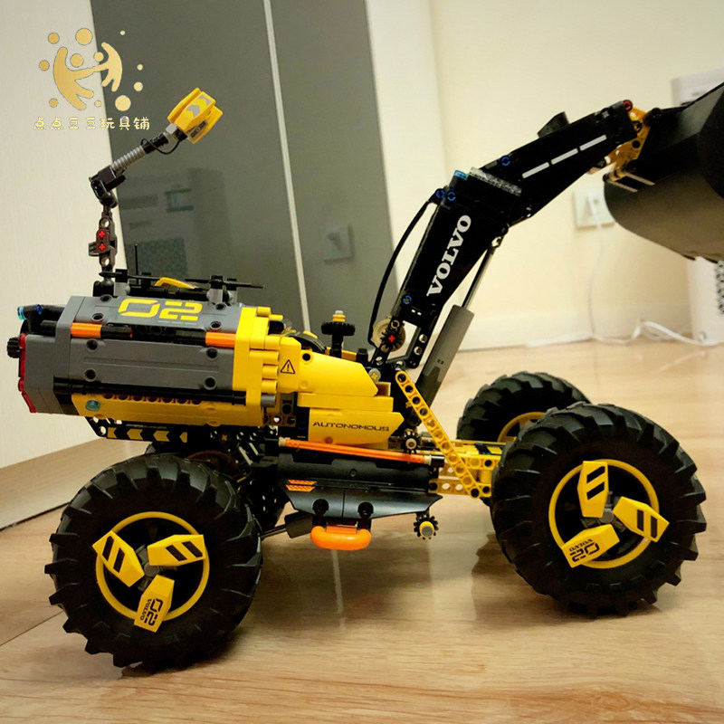 乐高玩具lego42081科技系列沃尔沃装载机男孩子益智塑料积木