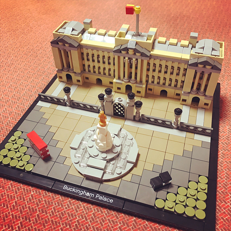 乐高lego21029建筑建筑系系列白金汉宫2016款儿童益智塑料积木