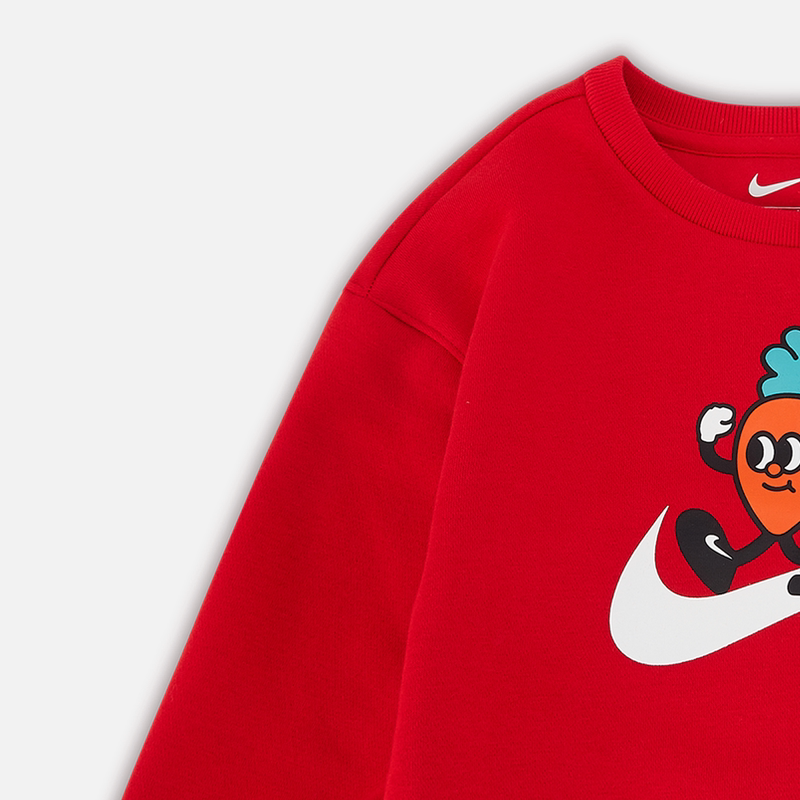 nike耐克2023兔年新款sportswear男女幼童加绒休闲圆领上衣fn7117-挖