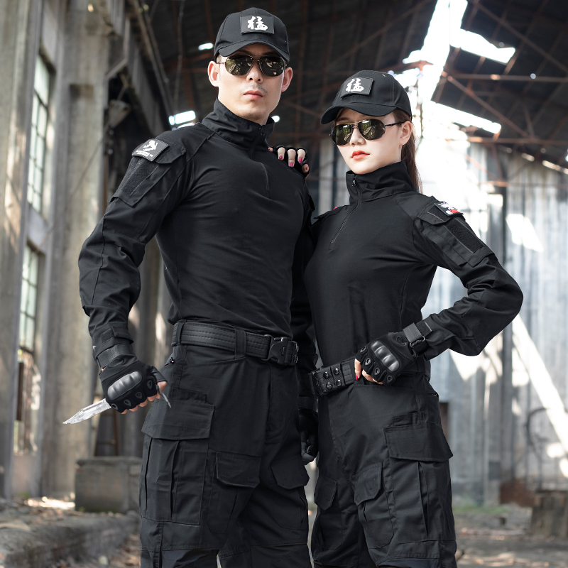 盾郎迷彩服套装男训练服战术服春秋季老式透气军训服g3蛙服女训作