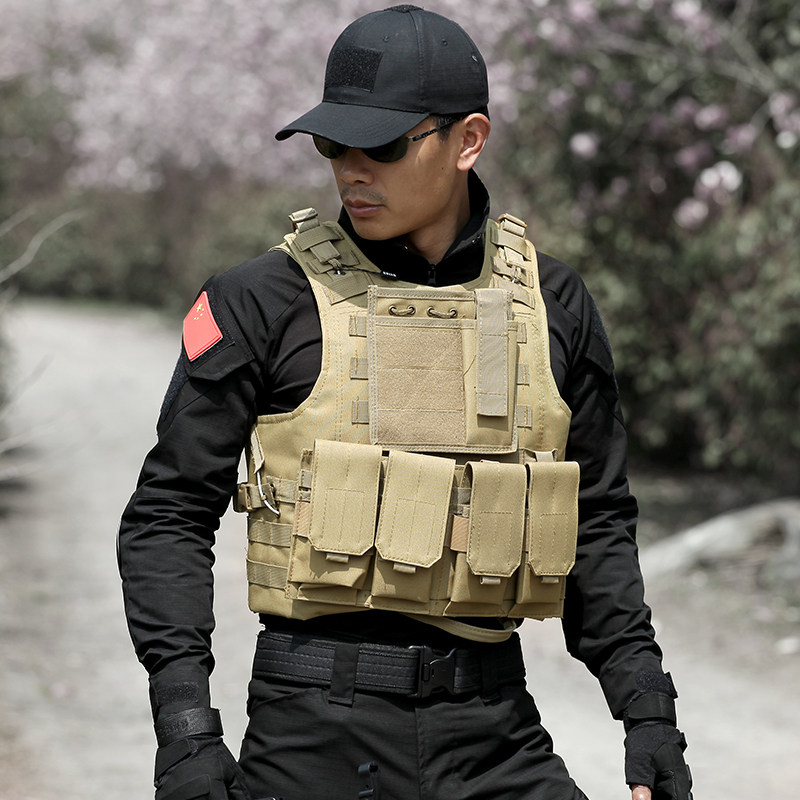 美式复合战术背心ga6级陶瓷防弹插板钢板  防弹背衣胸插板护心板